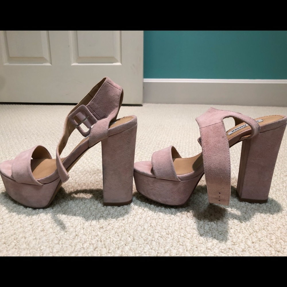 Blush pink heels